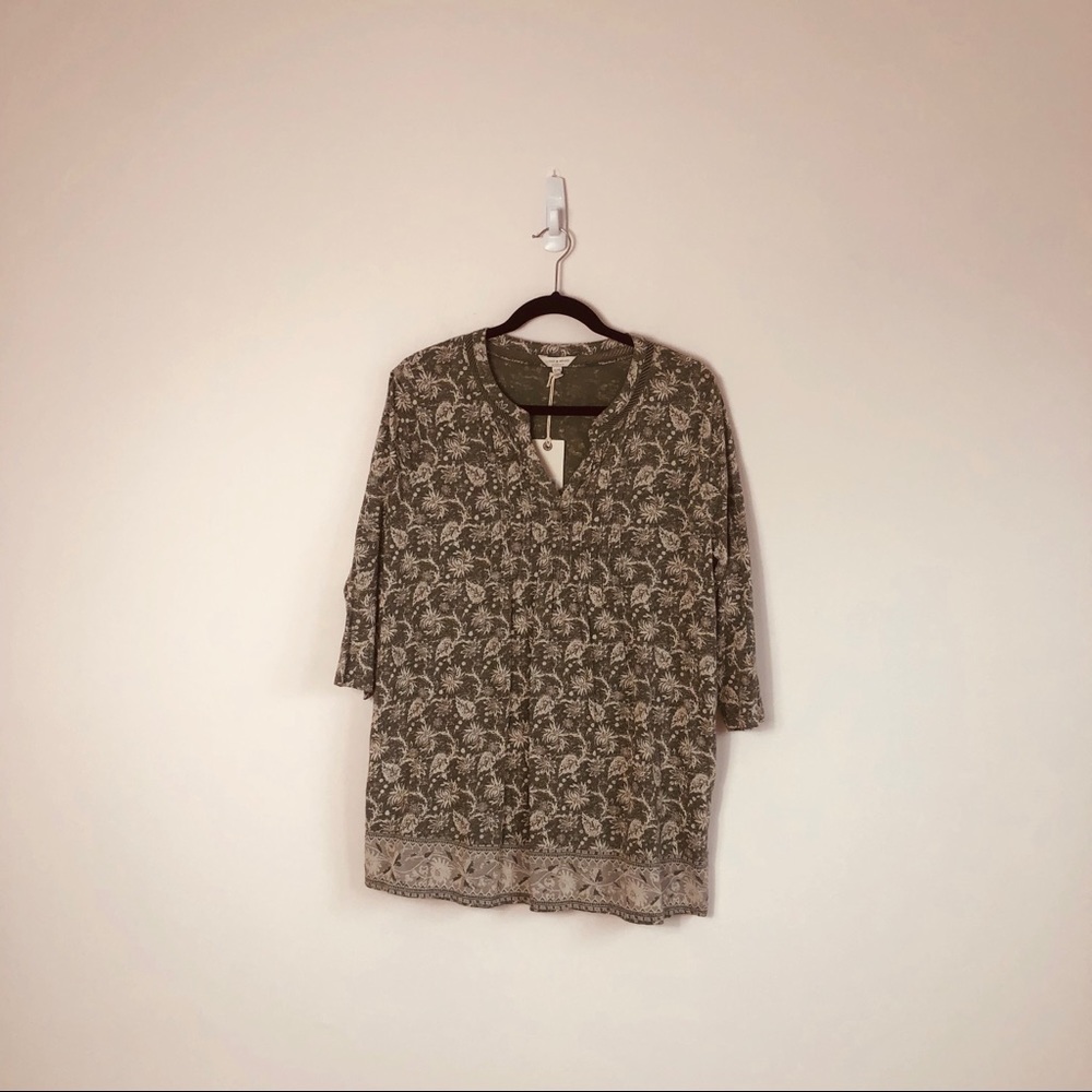 (NWT)Lucky Brand Floral Top